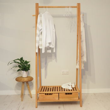 Wooden Clothes Rack Stockholm, 2 of 6