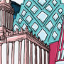 Leeds Skyline Landmarks Print, thumbnail 3 of 5