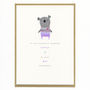 Babys First Christmas Or Pick Your Message Koala Card, thumbnail 6 of 11
