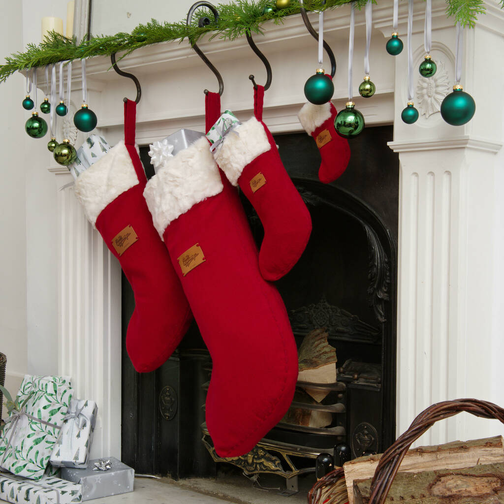 Luxury Personalised Christmas Stocking In Many Sizes By Santa's little ...