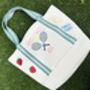 Embroidered Wimbledon Inspired Tote, thumbnail 4 of 4