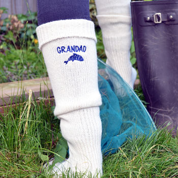 Personalised Embroidered Fishing Socks, 5 of 7