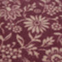 Hug Rug Paisley Floral Burgandy, thumbnail 3 of 5