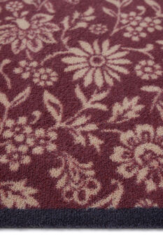 Hug Rug Paisley Floral Burgandy, 3 of 5