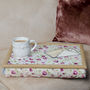 Bean Bag Lap Tray With Cushion In Mulberry Rose, thumbnail 5 of 7
