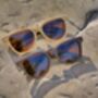 Orleans Bamboo Frame With Amber Lens Sunglasses, thumbnail 6 of 9