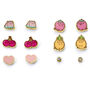 Pusheen The Cat Fruits Themed Stud Earring Set, thumbnail 2 of 3