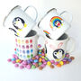 Rainbow Doodle Bird Ceramic Mug, thumbnail 7 of 7