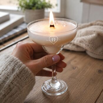 21st Birthday Cocktail Vegan Scented Candle, 2 of 12