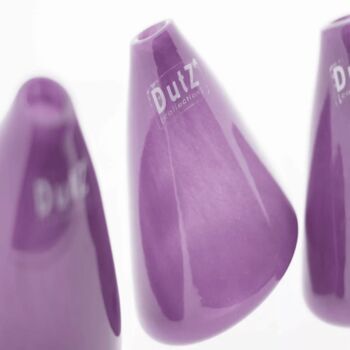 Tumbling Vase H12 D10 Cm Violet, 7 of 9