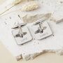 Personalised Location Map Cufflinks, thumbnail 3 of 11