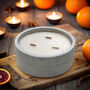 Wooden Wick Concrete Candles – Natural Charm And Warmth, thumbnail 1 of 2