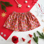 Liberty Of London Christmas Children's Skirt With Elasticated Waist, thumbnail 3 of 5