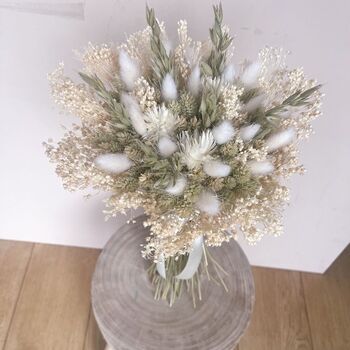 Natural Green Dried Flower Bouquet, 3 of 5