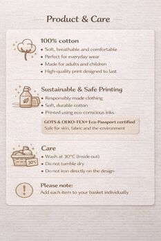 Personalised Cousin Crew Matching Outfits Wild Bunch Neutral Style, 7 of 9