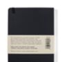 Black A5 Recycled Leather Lined Notebook, thumbnail 2 of 6