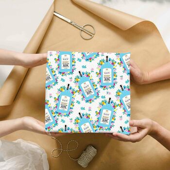 Personalised Gin Wrapping Paper, 7 of 7
