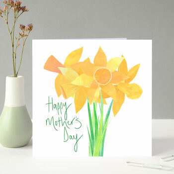 Daffodils Mother's Day Card, 3 of 5