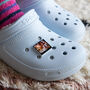 Personalised Vintage Style Photo Croc Shoe Charm, thumbnail 1 of 5