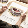 Emirates Stadium Football Print, thumbnail 1 of 5