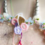 Pink And Purple LED Fairy Lights Unicorn Dream Catcher, thumbnail 7 of 11