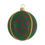 Bespoke Desi Spirit Upcycled Saree Christmas Bauble, thumbnail 3 of 5