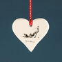 Dog Hanging Love Hearts With Classic Dog Poses, thumbnail 3 of 12
