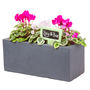 Small Window Box Planter In Hampstead Lead, thumbnail 2 of 6