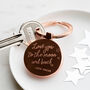 Personalised Love You To Moon And Back Keyring, thumbnail 7 of 8