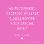 Personalised 6th Anniversary Card With Iron Heart, thumbnail 7 of 7