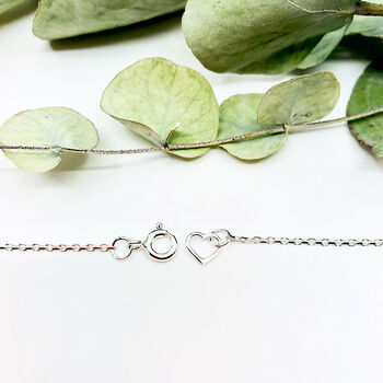 Circle Necklace In Sterling Silver, 5 of 12