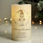 Personalised Christmas Gonk LED Candle, thumbnail 2 of 2