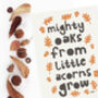 Acorn Woodland Nursery Quote Print, thumbnail 1 of 3