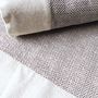 Silver Sparkling Cotton Throw And Tablecloth, thumbnail 4 of 4