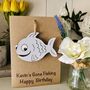 Personalised Gone Fishing Birthday Card For Grandad, thumbnail 6 of 7