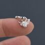 Dangling Highland Cow Huggie Hoops, thumbnail 8 of 12