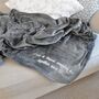 Personalised Soft Grey Blanket Throw, thumbnail 4 of 5