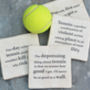 Set Of Four Ceramic Famous Tennis Quotes Coasters, thumbnail 1 of 8