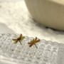 Dragonfly Earring In Gold, thumbnail 1 of 3