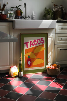 Tacos Unframed Collage Art Print, 2 of 2