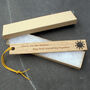 Personalised Gift Oak Bookmark 'You're A Star', thumbnail 3 of 4