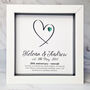 Personalised 20th Anniversary Gift Emerald Heart, thumbnail 1 of 7