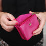 Monogram Small Leather Pocket Purse, thumbnail 5 of 9