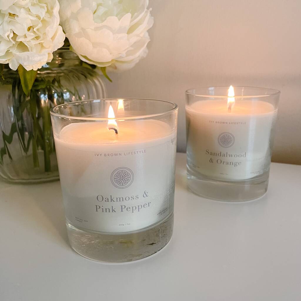 Organic Soy Wax Candles By Ivy Brown