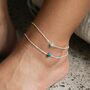 Mengiat Agate Stone Anklet, thumbnail 1 of 7