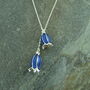 Bluebell Flower Pendant Necklace, thumbnail 2 of 6