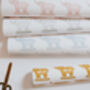 Personalised New Baby Elephant Wrapping Paper, thumbnail 3 of 6