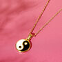 Stainless Steel Retro Yin Yang Necklace, thumbnail 2 of 6