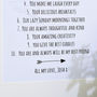 Personalised Ten Things I Love About You Print, thumbnail 3 of 3