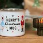 Christmas Enamel Mug With Nutcrackers And Ballerinas, thumbnail 1 of 7